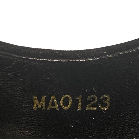 Authentic Louis Vuitton Black/Gold Suede Oh Really Peep Toe Platform Pumps Heels - Picture 10 of 11